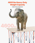 Portable Folding Workstand For Garage And Workshop With 6000 Lbs Capacity Collapsible Table Stand With Storage Bag No Fuss Setup Tabletop Not Included Outdoor Ready Heavy Duty Build supporting elephant