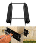 Reciprocating Saw Guide Attachment For Cutting 4x4 Fence And Deck Posts, Multi Angle 0 To 45 Degrees, Keeps Blade Steady