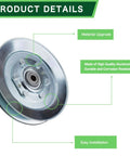 Scag 48181 Idler Pulley Replacement For AYP Husqvarna Encore GT180 Tiger Cat Cheeta Super Z 532101344 101344L Bunton PL8540A