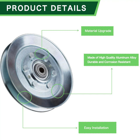Scag 48181 Idler Pulley Replacement For AYP Husqvarna Encore GT180 Tiger Cat Cheeta Super Z 532101344 101344L Bunton PL8540A