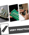 ESD Safe Circuit Board Storage Stand And Anti Static Rack For PCB Repair shown with electronics components in use