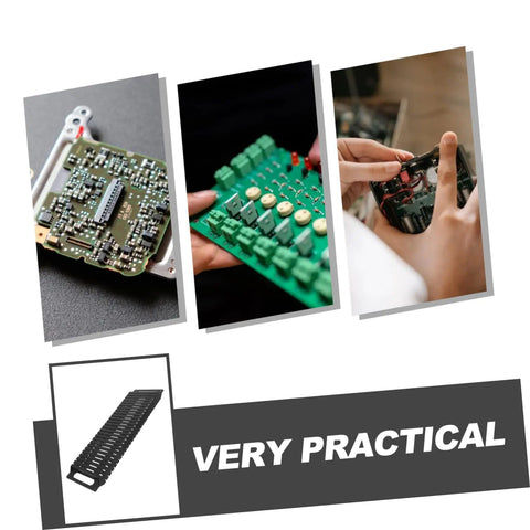 ESD Safe Circuit Board Storage Stand And Anti Static Rack For PCB Repair shown with electronics components in use
