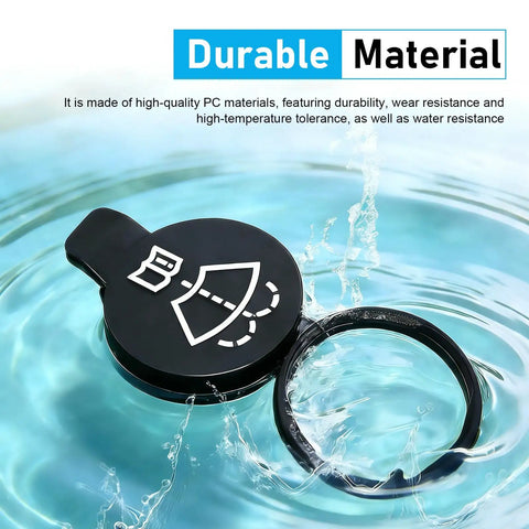 Windshield Washer Fluid Cap Replacement For GMC Chevy Buick Cadillac Car Wiper Bottle Cover Direct Fit Reservoir Tank Cap Easy Install No Tools Required