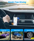 Two Pack Magnetic Phone Holder For Car Universal Air Vent Mount For Phones And Small Tablets Magnetic Car Phone Mount With Four Metal Plates Easy One Hand Access Strong Grip And Secure Hold.