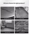 Heavy Duty Polyethylene Decoupling Membrane For Walls And Floors Delivers Rock Solid Waterproof Protection, shown in bathroom and balcony leakage scenarios.