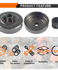 325-7T Clutch Drive Sprocket Drum for Stihl MS250 MS230 Chainsaws visible with product features highlighted