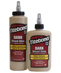 Two bottles of Dark Wood Glue Pint By Titebond For A Solid Bond On Dark Wood With Cross Linking PVA Formula Five Minute Tack