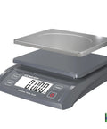 All In One Digital Scale For Postal And Kitchen 66lb 30kg With Battery, Stainless Steel Platform, Tare Function