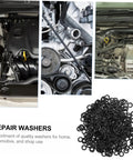 Wave Washer Set 500 Pieces Spring Steel Gasket Assortment Kit For Electrical Connections And Automotive Use Smooth Edges To Reduce Friction Uniform Diameters And Three Wave Design For Reliable Spring Action, black washers for automotive repair