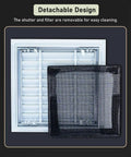 Slick Removable Aluminum Access Panel For Ceiling And Wall, 38X38 Inch Square Inspection Hatch Door with detachable filter.