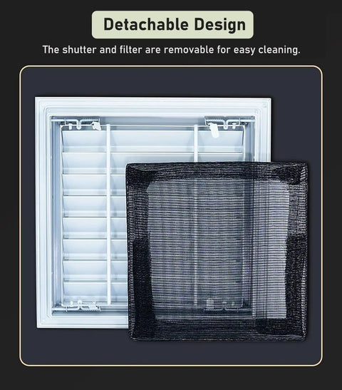 Removable Aluminum Access Panel 36 By 36 Inches Drywall Inspection Hatch Door For Wall Or Ceiling, showing detachable filter and shutter.