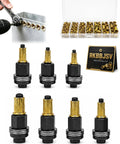 Heavy Duty Carbon Steel Rivet Nut Tool Set With Metric Mandrel Head For Installing Threaded Inserts In Sheet Metal, M3-M12 mandrels