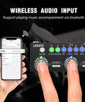 Multi Effects Guitar Pedal With Nine Amp Models And Eight IR Cabinets Dope Delays Reverb And Distortion Overdrive IR Loading shown with phone connected via Bluetooth