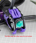 FPV Drone Lens Filter Set For O4 Pro Air Unit With UV ND8 ND16 ND32 Filters Double Sided Coating shown on racing drone mount
