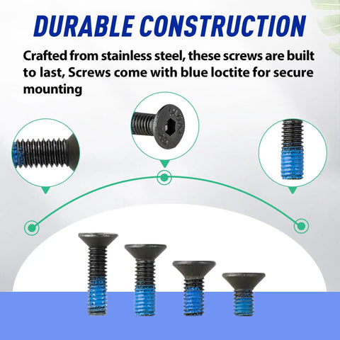 Red Dot Screw Kit For Optics Ready P365 Series Mounting RMSc Holosun 407K 507K SCS EPS Carry 16 Pcs With Four Screw Sizes