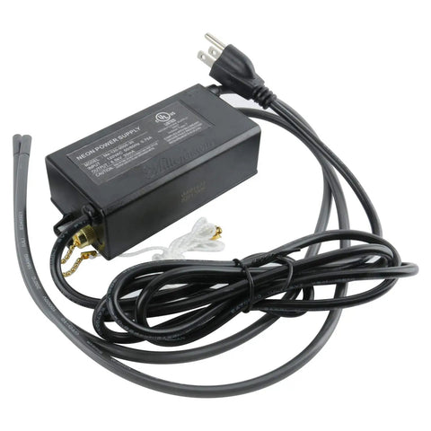 High Voltage Neon Sign Power Supply 6.5KV 30mA Transformer 120VAC UL Listed With High Power Factor And Low EMI Exposed Ground