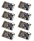 8 Pack 2A 5V Charge Discharge Integrated Module for 18650 Li Ion Batteries with Protection Boost Power Supply and Battery Level Indicator