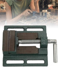 2.5In Lock Down Vise With Heightened Widened Jaws For Max Clamping Force And Stable Workholding On Milling Drilling Machines