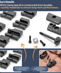 Clamp Jaw Kit For Streamlight TLR Sub 1913 Short Models Replacement Mount For TLR 7 Sub And TLR 8 Sub Flashlights with screws