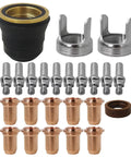 Pro Grade 24 Piece Plasma Torch Consumables Kit For PTM 60 IPT 60 IPTM 60 PT 40 IPT 40 Series Fits CUT 55DS Pro And CUT 65DS Included