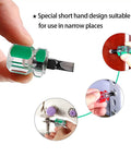 Ultra Short Sewing Machine Screwdriver Set With Flat Head And Phillips Bits For Tight Spots Great For Sewing Projects