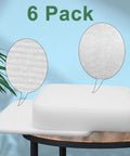 Two Pack Vacuum Filter Kit With Six Foam And Felt Filters For Shark UV850 LA301 LA300 on table, 6 pack