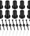 10 Piece Barn Door Spacers Kit for Sliding Track Hardware with 1-5/16 Inch Spacers, Screws, Lag Bolts and Wall Anchors