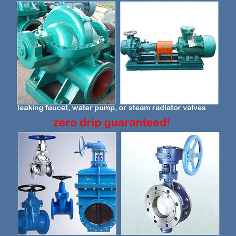 Graphite Gland Packing Rope Seals For Mechanical Seals With Water Pool Pumps Valve Stem Packing Steam Radiator Valves And Boats Marine Seal High Temperature Resistant Corrosion Resistant Easy Ten Minute Install shown with various pump and valve types