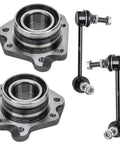 Rear Wheel Bearing Modules Kit For Honda CR V 1997 1998 1999 2000 2001 Includes 2 Rear Wheel Bearing Modules Assembly And 2 Stabilizer Sway Bar End Links Replacement For A Smoother Ride