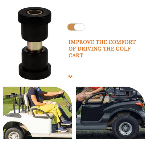 Golf Cart Suspension Bushing Kit Replacement With Rubber And Metal Leaf Spring Bushings For Front And Rear.