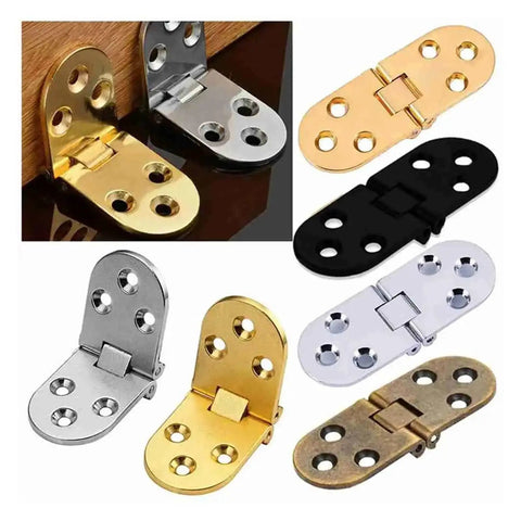 180 Degree Flush Cabinet Door Hinge Semicircle Design With Smooth Operation in various finishes for full cabinet access