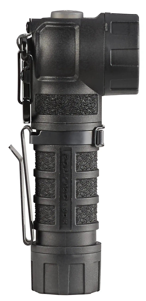 PolyTac 90X LED Right Angle Flashlight With 500 Lumens, 7000 Candela And 167 Meter Beam, compact and rugged design