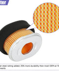 Close-up of Air Filter Housing Assembly For GX160 GX200 GX140 5.5HP Engines with outer steel netting detail