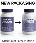 10mg Lithium Orotate Anxiety And Mood Support Capsule New Packaging Vegan Non-GMO Gluten Free Formula 90 Capsules