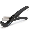 PVC Pipe Cutter Tool With Stainless Steel Blade For 2 Inch Tubes Heavy Duty Steel Body Pro Grade Rust Proof Coating Spring Assisted Opening One Hand