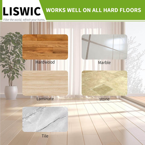 4 Pack Dirt Grip Microfiber Replacement Pads For Steam Mop S1000 Series Compatible with various hard floors including hardwood, marble, laminate, stone, and tile surfaces