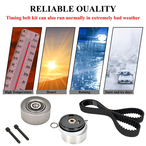 Top Shelf Timing Belt And Tensioner Kit Replaces 24422964 For Chevy Sonic Cruze Aveo Pontiac G3 Four Cylinder Engine Smooth Swap For Your Daily Driver