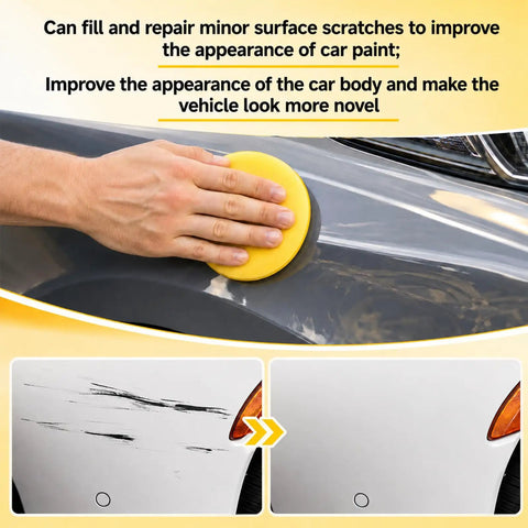 2 Set Car Scratch Repair Paste Quick Fix Detailing Kit For Cars And Vehicles Removes Hard Scuff Marks Restores Paintwork in use.