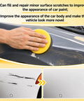 Car Scratch Remover Kit That Banishes Blemishes Fast Quick Fix Polish Paste For Deep Scratches On All Paint Colors 2 Pc Set in use on minor scratches.