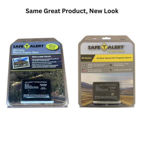 Compact Propane Gas Alarm For Rvs With Surface Mount packaging comparison, Mini LP Gas Detector for travel trailers and campers
