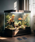 Heavy Duty Appliance Movers And Furniture Sliders With Rugged Wheels For Easy Moving Of Coffee Tables, Fridges, Washers, And Wardrobes In Your Home Or Office Today next to a fish tank.
