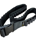 Bandolier Ammo Sling For Shotgun Shells 12 16 20 Gauge Holds 45 Rounds Belt Black Durable Nonslip Elastic Loops Reinforced