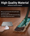 Mop cleaning around Pop Up Floor Box Waterproof Floor Outlet Kit With 20A USB Chargers And Tamper Resistant Receptacle.
