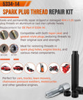 All-In-One No-Nonsense M14-1.25 Spark Plug Thread Repair Kit With Reamer, Tap, Insertion Tool And Three Inserts displayed
