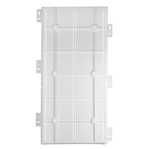30 Inch Media Enclosure For Home Networking And Cable Management, Recessed White ABS Box For Structured Wiring, front view