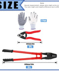 Pro Grade 123 Piece Wire Rope Kit with 24 Inch Crimping Tool and 8 Inch Cable Cutter Anti Cut Gloves Visible