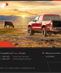 Rear Left Tailgate Assist Lift Gas Spring And Shock Strut For Nissan Frontier 2005 2021 parked in a field with sunset