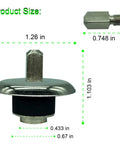 Premium Blender Drive Coupling Stud Slinger Pin Kit Replacement For Oster Blenders Two Pack Fits Popular Oster Models