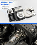 Heavy Duty 180 Amp Fusible Link Fuse With Positive Battery Terminal And M8 M6 Nuts Plug And Play Replacement For Hyundai Kia Sonata Elantra Tucson Ioniq Optima Sorento Sportage Niro Forte Cadenza installed in vehicle engine bay.