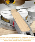 Zero Clearance Insert Plate for 12-Inch Sliding Miter Saws Fits DWS779 DWS780 DHS790 DWS782 DHS780 Tear-Out Reduction Natural MDF
